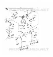 FRONT MASTER CYLINDER voor Kawasaki ZZR600 1997