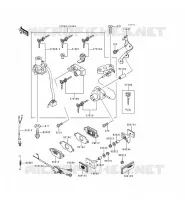 SWITCH   REFLECTORS voor Kawasaki ZZR600 1997