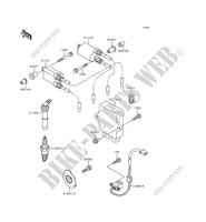 IGNITION SYSTEM voor Kawasaki ZZR600 1997