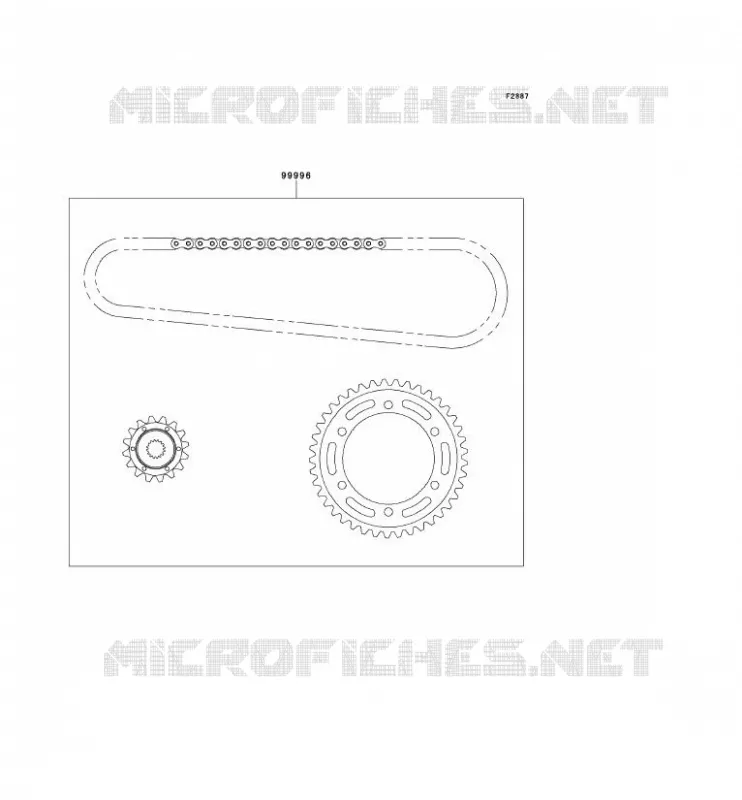 CHAIN KIT Kawasaki MOTOS 600 1997 NINJA ZX-6R  ZX600-F3