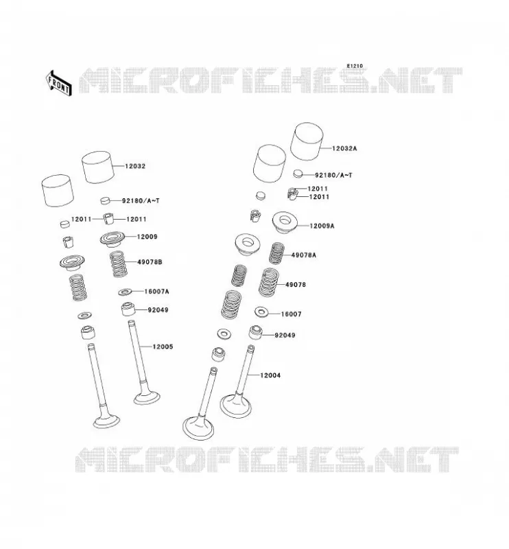 VALVE Kawasaki MOTOS 600 2000 NINJA ZX-6R  ZX600-J1H