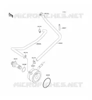 OIL RADIATOR voor Kawasaki NINJA ZX-6R 2001