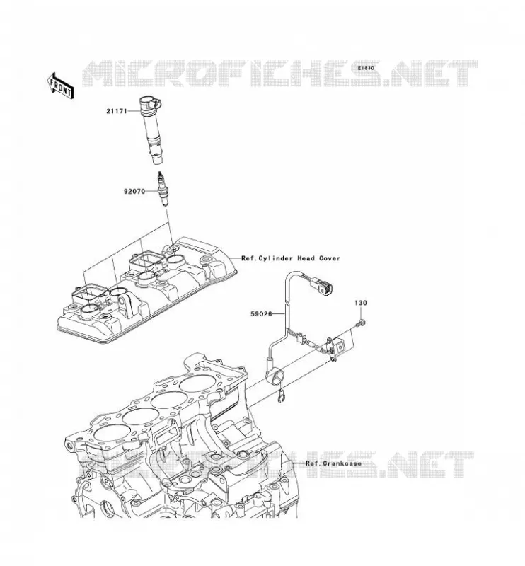 IGNITION SYSTEM Kawasaki MOTOS 600 2007 NINJA ZX-6R  ZX600P7F