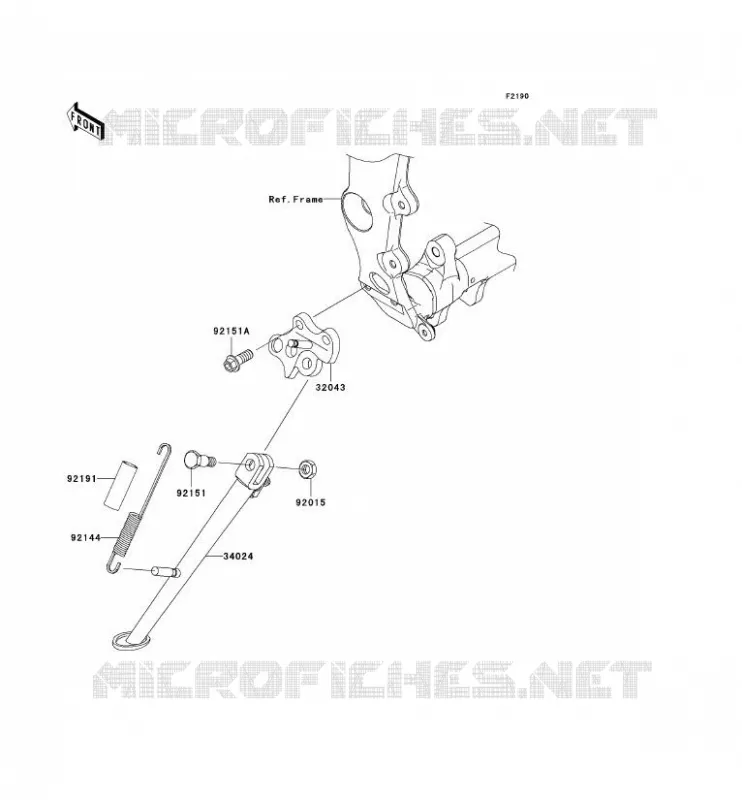 STAND Kawasaki MOTOS 600 2009 NINJA ZX-6R  ZX600R9F