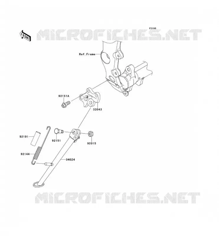 STAND Kawasaki MOTOS 600 2009 NINJA ZX-6R  ZX600R9F