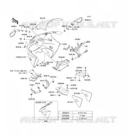COWLING voor Kawasaki NINJA ZX-6R 2002