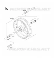 FRONT HUB voor Kawasaki NINJA ZX-6R 2002