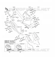 LOWER COWLING voor Kawasaki NINJA ZX-6R 2002