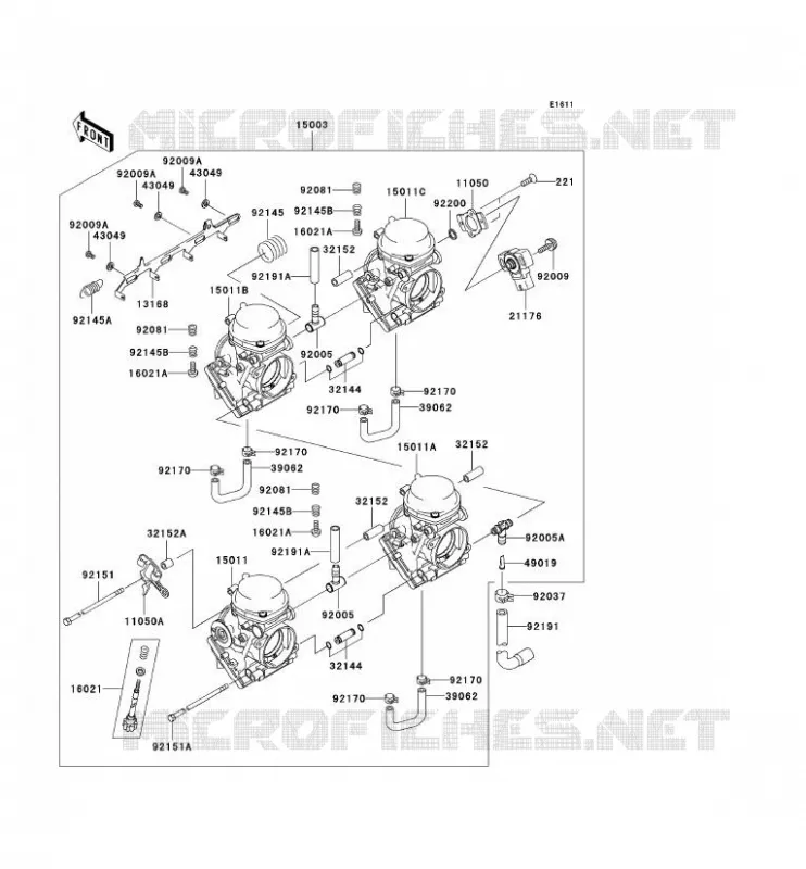 CARBURETOR(IS,WV) Kawasaki MOTOS 636 2002 NINJA ZX-6R  ZX636-A1P