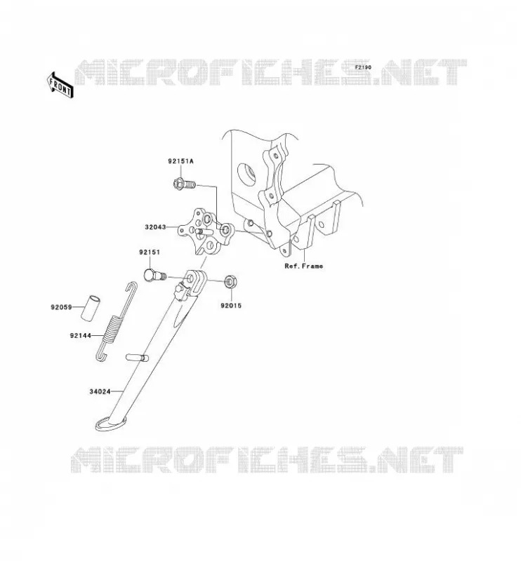 STAND Kawasaki MOTOS 636 2003 NINJA ZX-6R  ZX636-B1