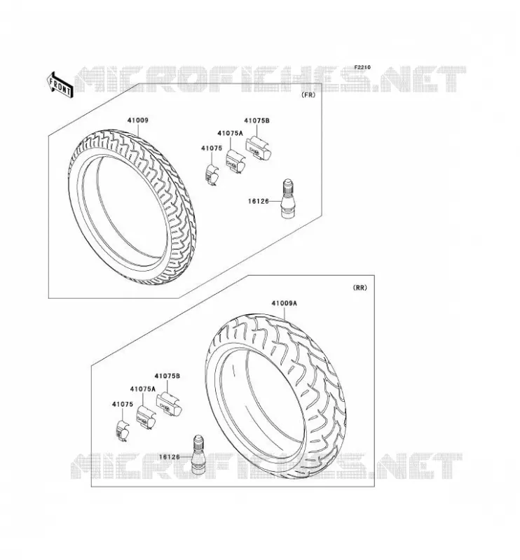 TIRES Kawasaki MOTOS 636 2003 NINJA ZX-6R  ZX636-B1