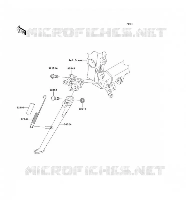 STAND Kawasaki MOTOS 636 2005 NINJA ZX-6R  ZX636-C1
