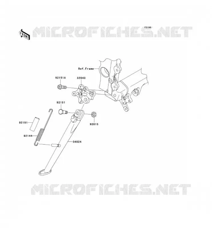 STAND Kawasaki MOTOS 636 2005 NINJA ZX-6R  ZX636-C1