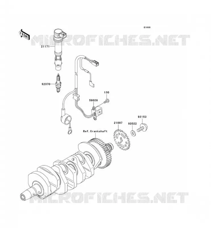 IGNITION SYSTEM Kawasaki MOTOS 636 2005 NINJA ZX-6R  ZX636-C1H