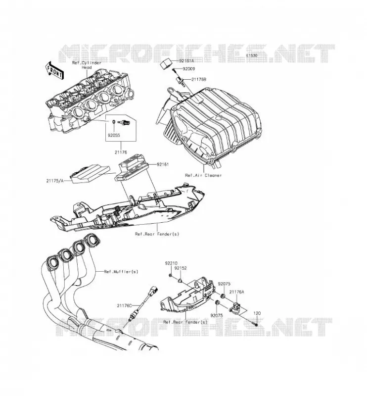 FUEL INJECTION Kawasaki MOTOS 636 2013 NINJA ZX-6R  ZX636EDF