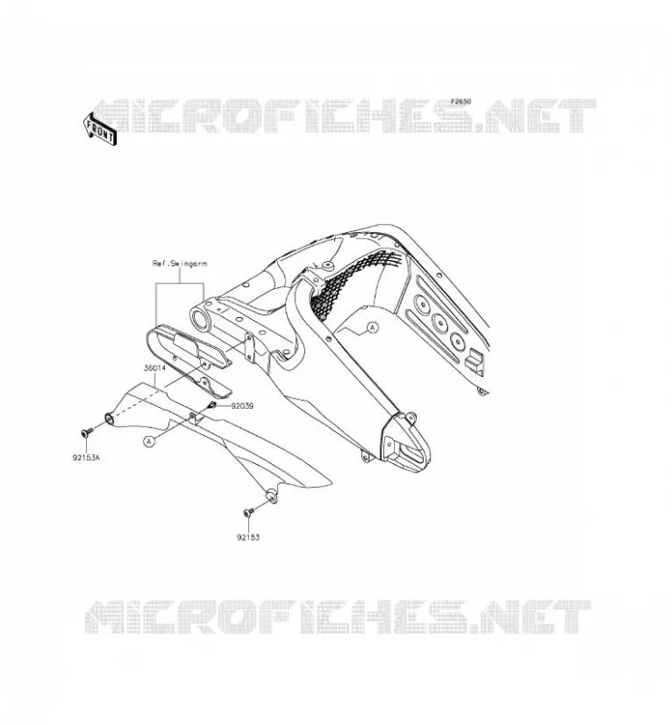 CHAIN COVER Kawasaki MOTOS 636 2013 NINJA ZX-6R  ZX636EDF