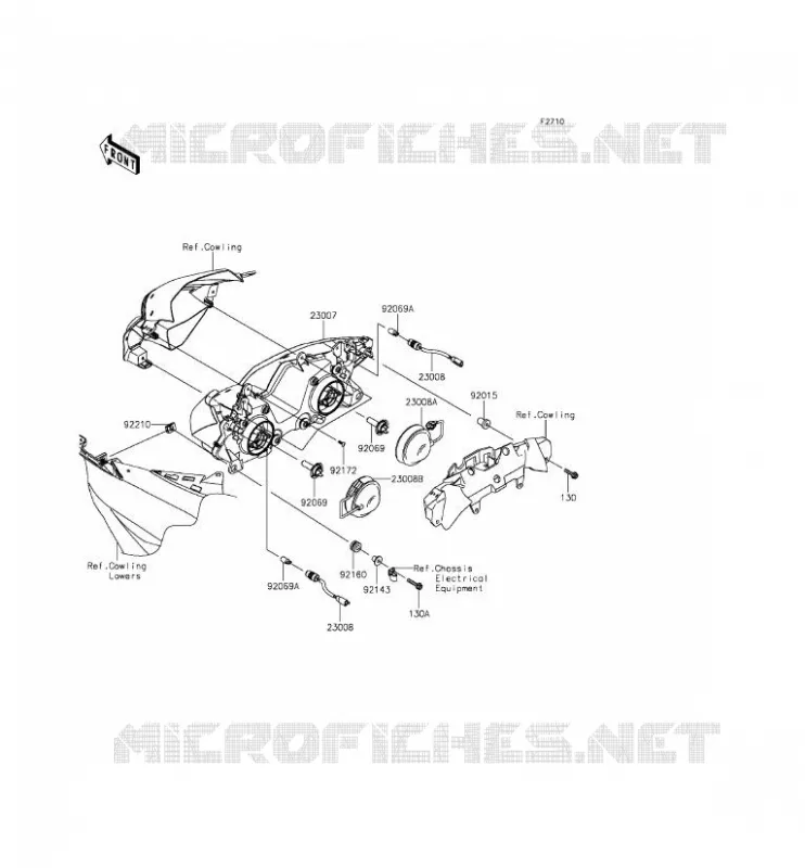 LENS(S) Kawasaki MOTOS 636 2013 NINJA ZX-6R  ZX636EDF