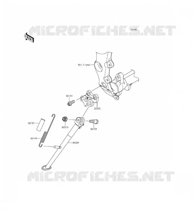 STAND Kawasaki MOTOS 636 2014 NINJA ZX-6R  ZX636EEF