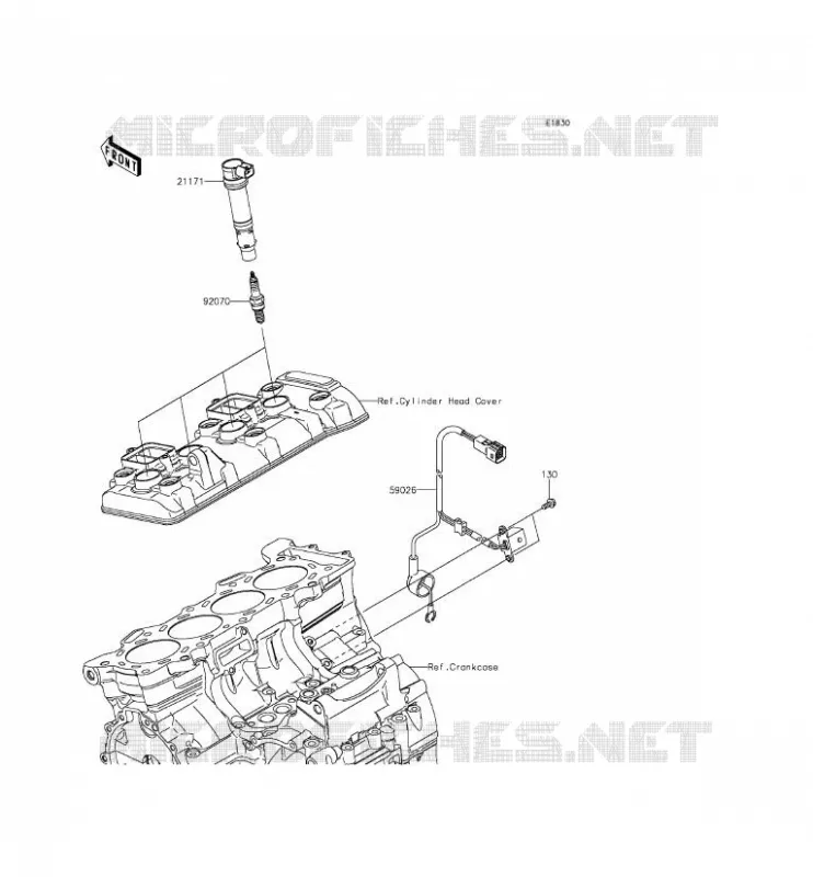 IGNITION SYSTEM Kawasaki MOTOS 636 2015 NINJA ZX-6R  ZX636EFF
