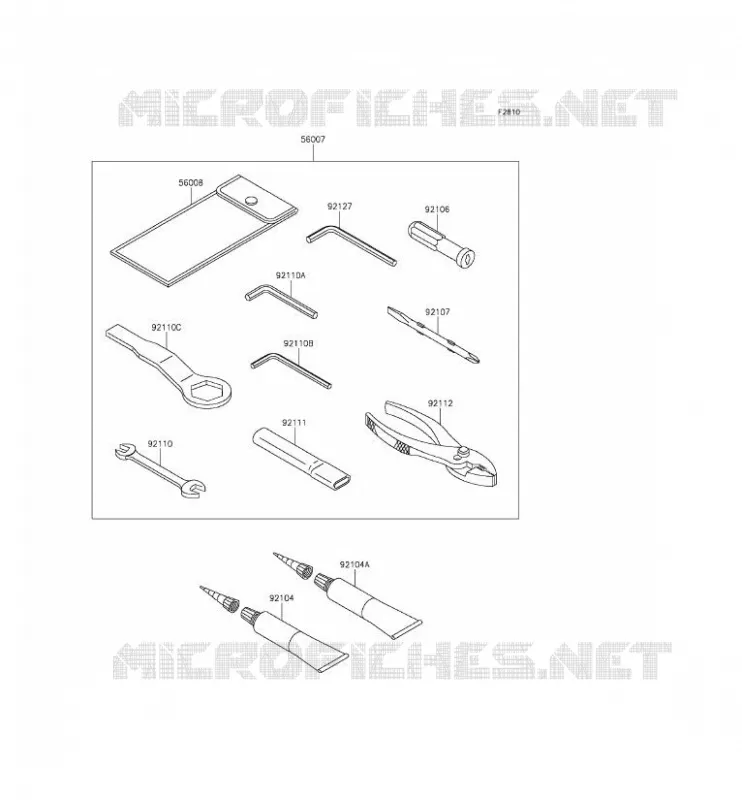 TOOL Kawasaki MOTOS 636 2014 NINJA ZX-6R ABS  ZX636FEF