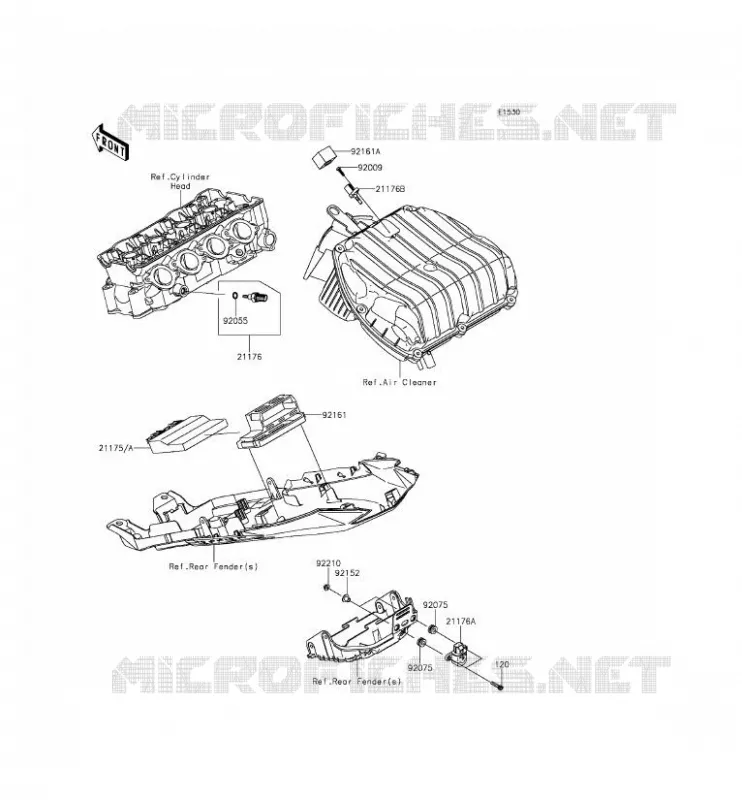 FUEL INJECTION Kawasaki MOTOS 636 2014 NINJA ZX-6R ABS  ZX636FEF