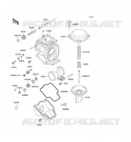 CARBURETOR PARTS voor Kawasaki ZXR750 1992
