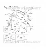COWLING voor Kawasaki ZXR750 1992