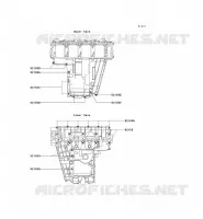 CRANKCASE BOLT voor Kawasaki ZXR750 1992