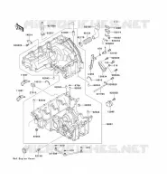CRANKCASE(S) voor Kawasaki ZXR750 1992