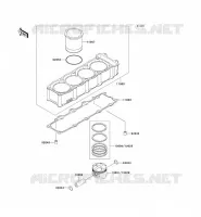 CYLINDER   PISTON  voor Kawasaki ZXR750 1992