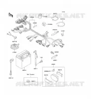 ELECTRIC EQUIPMENT voor Kawasaki ZXR750 1992