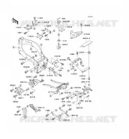 ELECTRO BRACKET voor Kawasaki ZXR750 1992