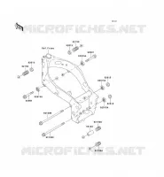 FRAME PARTS voor Kawasaki ZXR750 1992