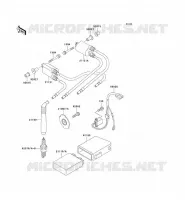 IGNITION COIL voor Kawasaki ZXR750 1992
