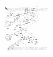 INDICATORS voor Kawasaki ZXR750 1992
