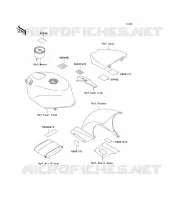 LABELS voor Kawasaki ZXR750 1992