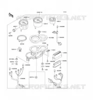 METERS voor Kawasaki ZXR750 1992