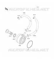 OIL RADIATOR voor Kawasaki ZXR750 1992