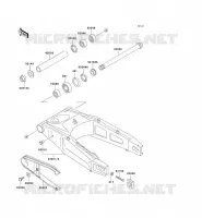 SWINGARM voor Kawasaki ZXR750 1992