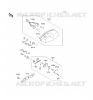 TAILLIGHT voor Kawasaki ZXR750 1992