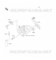 BRAKE PEDAL voor Kawasaki NINJA ZX-7RR 1996