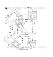 CARBURETOR PARTS voor Kawasaki NINJA ZX-7RR 1996