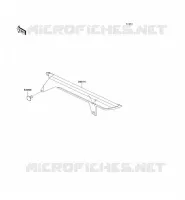 CHAIN COVER voor Kawasaki NINJA ZX-7RR 1996