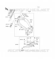CHASSIS voor Kawasaki NINJA ZX-7RR 1996