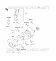 CRANKSHAFT voor Kawasaki NINJA ZX-7RR 1996
