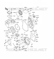 ENGINE COVERS voor Kawasaki NINJA ZX-7RR 1996