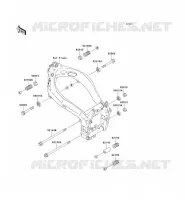FRAME PARTS (COUVERTURE) voor Kawasaki NINJA ZX-7RR 1996