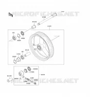 FRONT HUB voor Kawasaki NINJA ZX-7RR 1996