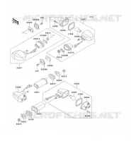 INDICATORS voor Kawasaki NINJA ZX-7RR 1996
