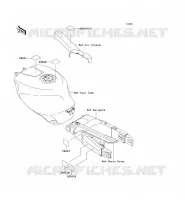 LABELS voor Kawasaki NINJA ZX-7RR 1996